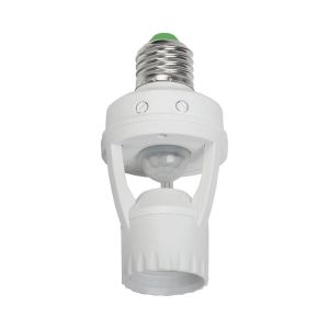 Датчик движения ДД 045 E27 60Вт угол обз. 360град. 6м IP20 бел. IEK LDD10-045-60-001