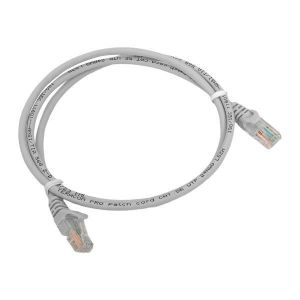 Патч-корд кат.5E UTP неэкранир. LSZH сер. 1.0м TERACOM PRO EKF TRP-5EUTP-LSH-1M-GY