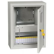 Корпус металлический ЩУРн-1/12 (395х310х165мм) IP31 TITAN IEK MKM25-N-12-31-ZO