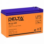 Аккумулятор UPS 12В 9А.ч Delta HR 12-34 W