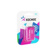 Аккумулятор 6F22 200мА.ч 1BL (блист.1шт) КОСМОС KOCNI-MH6F22(200mAh)