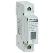 Ограничитель перенапряжения ОПС1-C 1Р 10/40кА 230В GENERICA MOP20-1-C-G