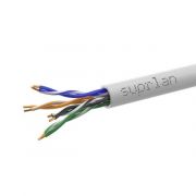 Кабель витая пара U/UTP кат.5E 4х2х24AWG solid Cu PVC In. Median (м) SUPRLAN 01-0334-9