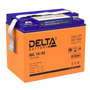 Аккумулятор GEL 12В 33А.ч Delta GEL 12-33