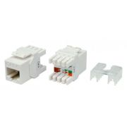 Вставка Keystone Jack RJ45 (8P8C) кат.6 180град. KJ8-8P8C-C6-180-WH бел. Hyperline 426189