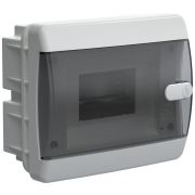 Корпус пластиковый ЩРВ-П-6 IP41 черн. прозр. дверь UNION Compact IEK UIC-KP12-V-06-41-K01