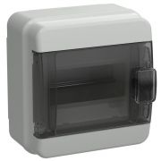 Корпус пластиковый КМПн-6 IP65 черн. прозр. дверь TEKFOR IEK TF5-KP72-N-06-65-K03-K02