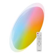 Светильник светодиодный PREMIUM GALAXY-RGB 75Вт 230В 3000-6500К 6000лм IP40 555х83мм управляемый настенно-потолоч. с RGB подсветкой КОСМОС KSGalaRGB75W